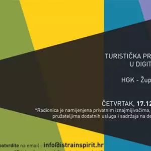 Free workshop on digital marketing in Pula for all tourism workers