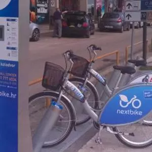 A new station for public bicycles has been set up in Šibenik