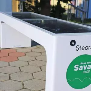 Županja got a smart bench Our beautiful Sava