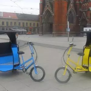 Tourist rickshaws presented in Osijek - Rikša tour Osijek