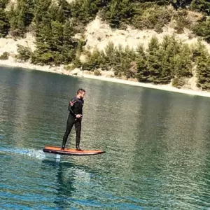 Split's electric surfboard is a new product that will be available this summer on the Adriatic