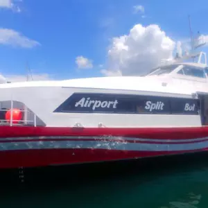 The new high-speed service connects Split Airport, the islands of Brač and Hvar and the city of Split