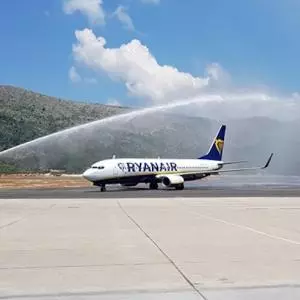 Ryanair plane landed in Dubrovnik for the first time