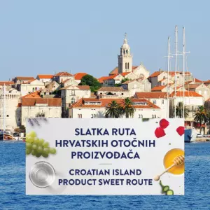 Kroz manifestaciju „Slatka ruta hrvatskih otočnih proizvođača“ cilj TZ Grada Korčule je promovirati lokalne proizvođače