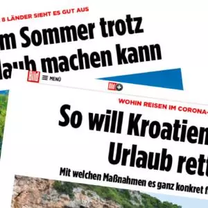 Bild: Croatia is among the eight countries that German tourists could visit this summer