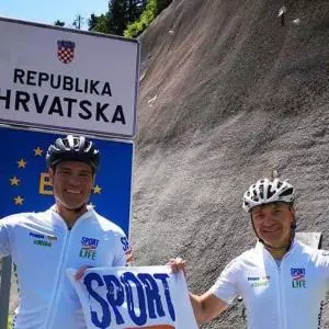Mike Saran biciklom stigao u Hrvatsku