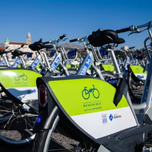 The system of public bicycles in Split is expanding: The total number of public bicycles has risen to 280, and the number of stations to 51