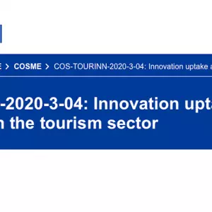 Call for the COSME program - Encouraging the application of digitalisation, innovation and new technologies in the tourism sector