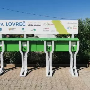The fifth e-bike charging station in Central Istria was put into operation