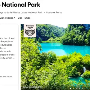 NP Plitvička jezera među tri najbolja nacionalna parka u Europi
