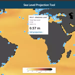 NASA interaktivna karta: naše more ovisno o scenariju porast će od 60 do 150 centimetara