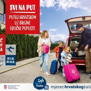 Sutra započinje „Mjesec hrvatskog turizma“