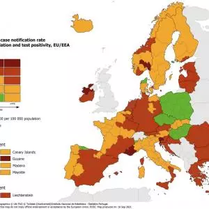 New ECDC map - Croatia still in the red