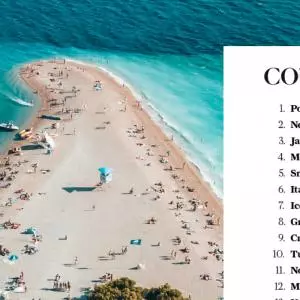 Croatia in the top 20 world destinations of the popular American magazine Condé Nast Traveler