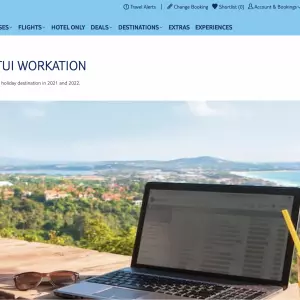 TUI napravio posebne pakete za digitalne nomade - TUI Workations. Digitalni nomadi nisu više "buzz", nego trend koji raste uzlaznom putanjom