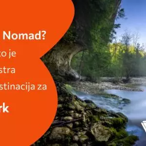 The campaign "Live and work in central Istria" represents the interior of Istria for digital nomadic life
