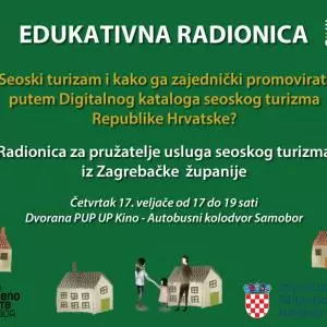 Workshop for rural tourism service providers from Zagreb County
