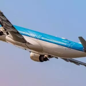 KLM marked the anniversary of the first landing of the aircraft in Split