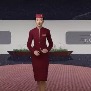 Qatar Airways enters Metaverse with virtual reality 'QVerse' and the world's first MetaHuman cabin crew