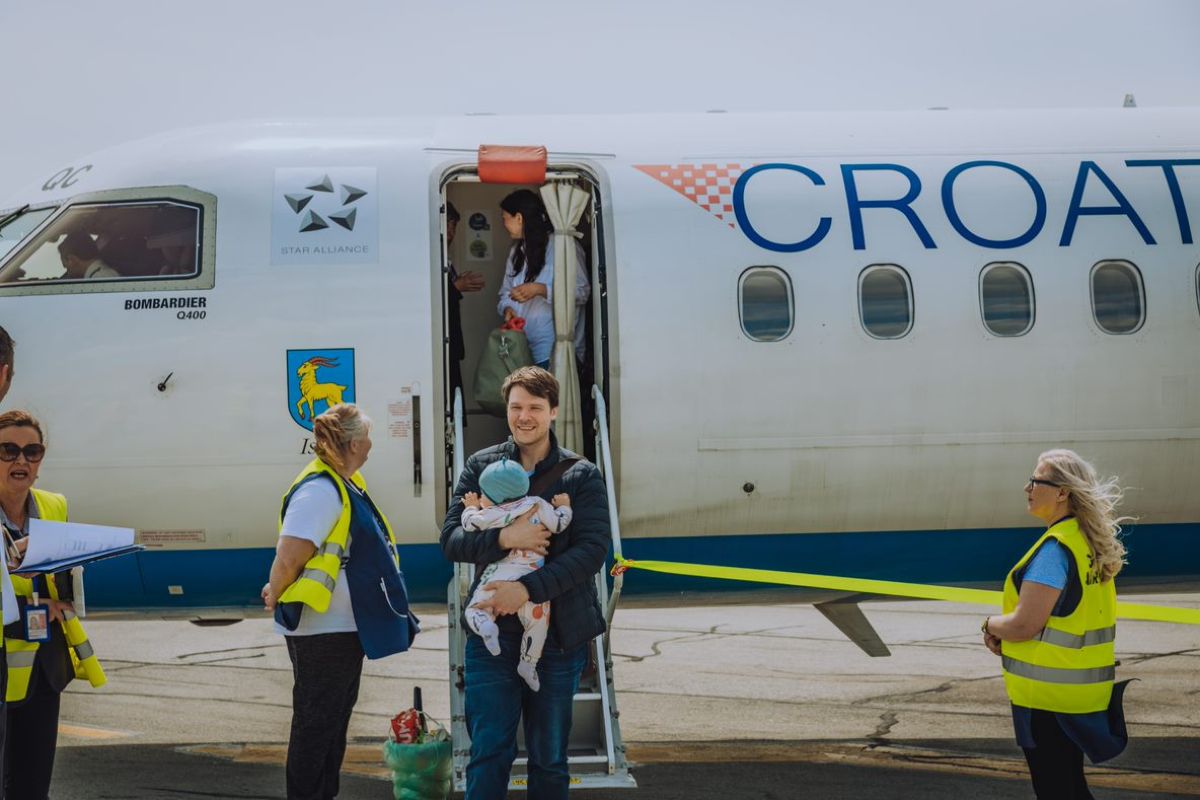 Croatia airlines munchen osijek prvi let