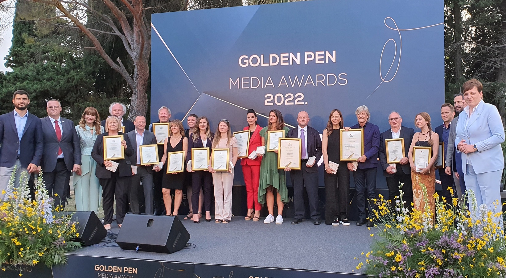 Golden pens all winners