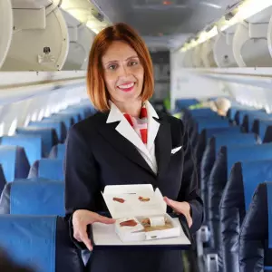 Slavonian snack on Croatia Airlines planes