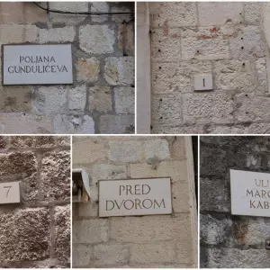 Dubrovnik predlaže izmjenu Pravilnika i označavanje ulica kamenim pločama
