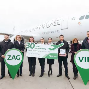 Croatia Airlines has been continuously connecting Zagreb and Vienna for 30 years