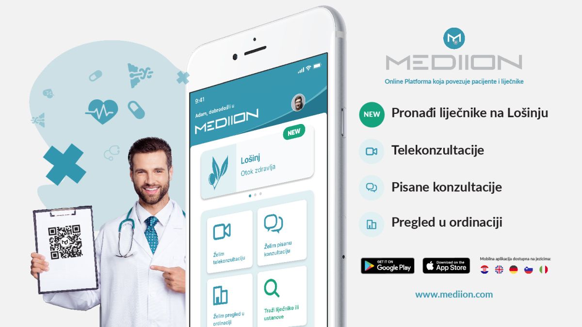 Prvi puta na losinju komunikacija s lijecnicima putem mediion platforme 2