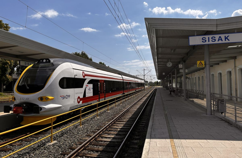The first electric train for regional transport HrTurizam started