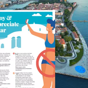 Zadar pokrenuo kampanju o neprimjerenosti hodanja u kupaćim kostimima gradskim središtem