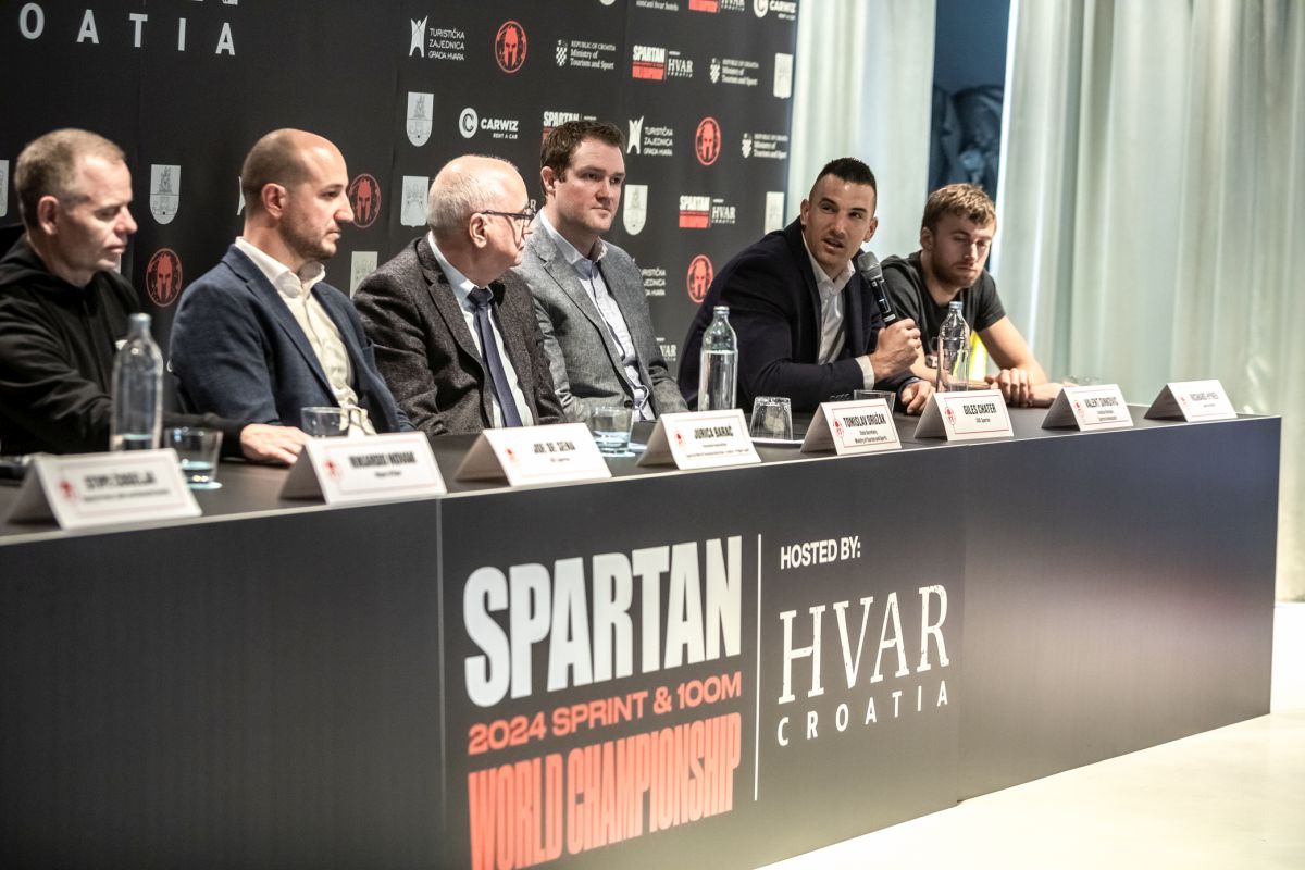 Spartan na Hvar press conference in Zagreb 2