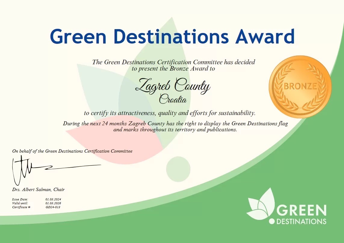 Gd award bronze Zagreb county 2