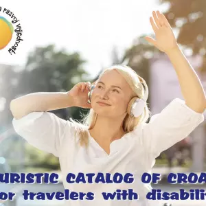 Published Tourist catalog of Croatia for travelers with disabilities