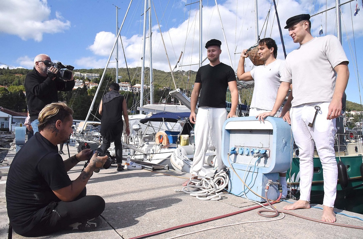 Snimanje novog kalendara hvs a u aci marini opatija