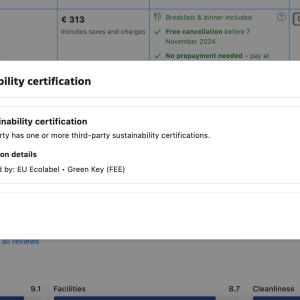 Booking.com pokrenuo novu fazu svog programa održivosti: otvorio se prema certifikatima trećih strana 