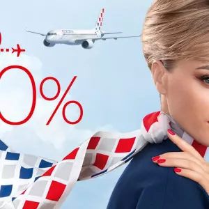 Croatia Airlines nudi 20 posto popusta za letove iz Splita, Dubrovnika, Pule i Zadra u sva europska odredišta tvrtke