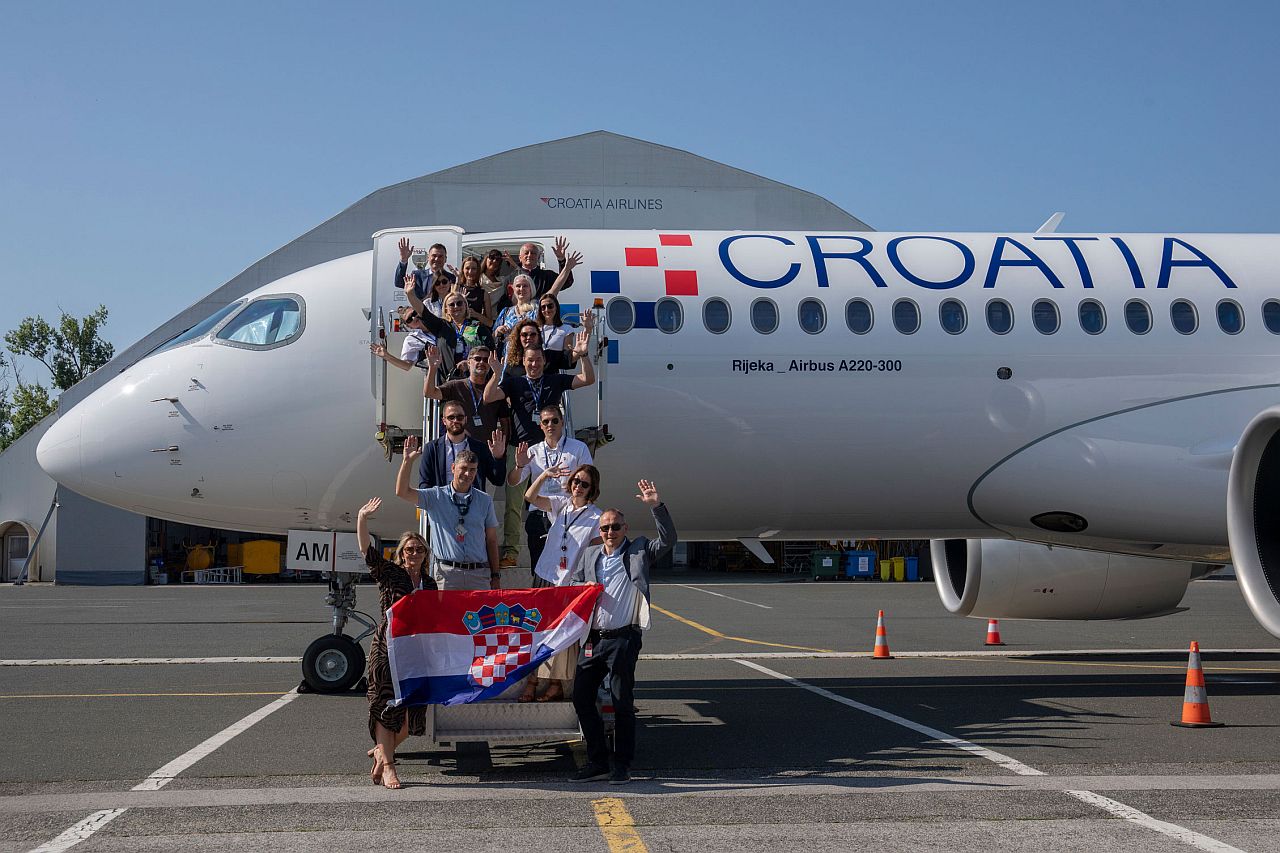 Croatia airlines airbus a220 300 1