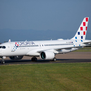 Croatia Airlines u Zagrebu dočekao četvrti novi zrakoplov Airbus A220