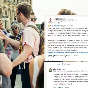 Bitka za turističke vodiče: Airbnb na meti kritika zbog nelojalnog regrutiranja
