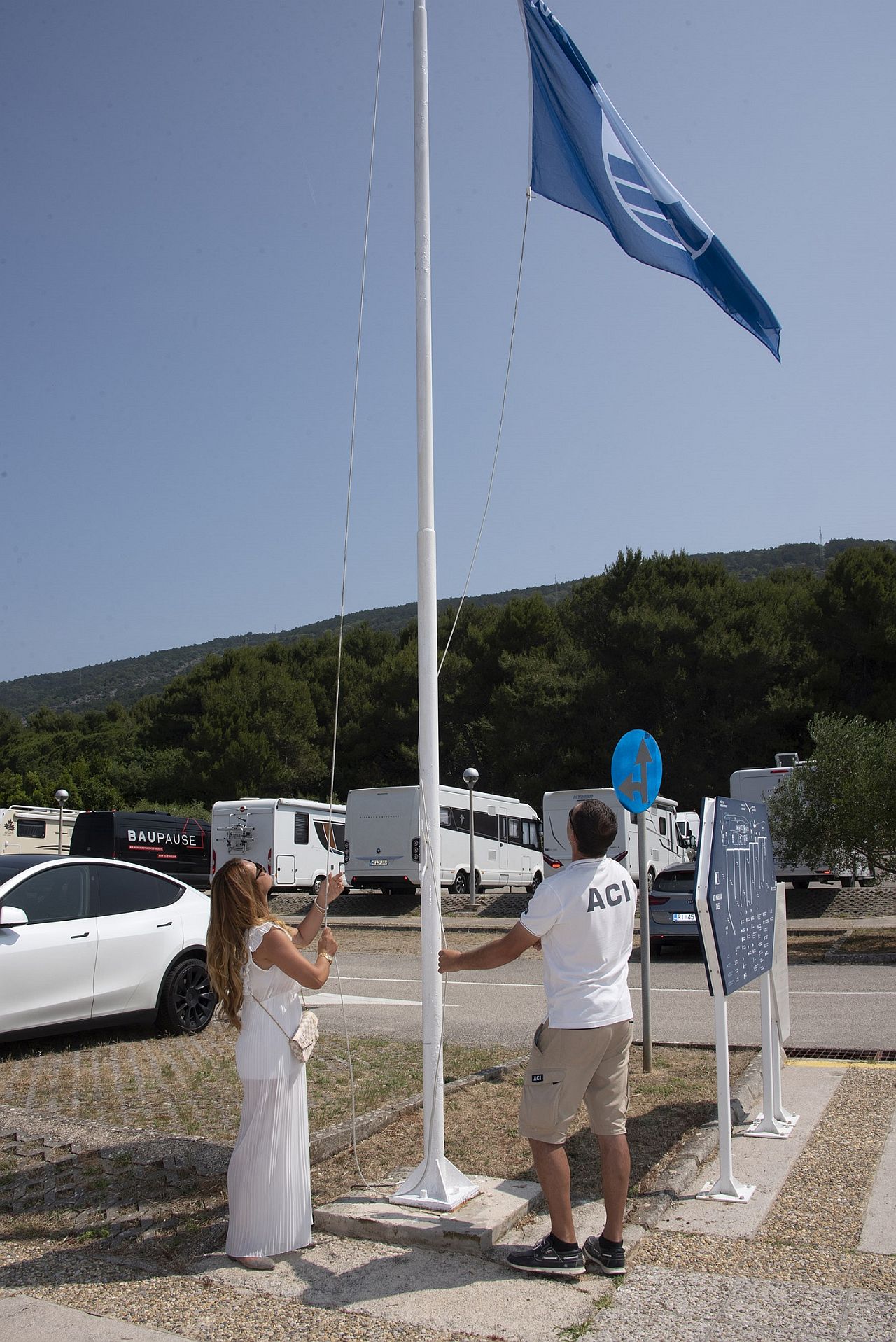 Svecano podizanje plave zastave u aci marini cres 1 foto novi list