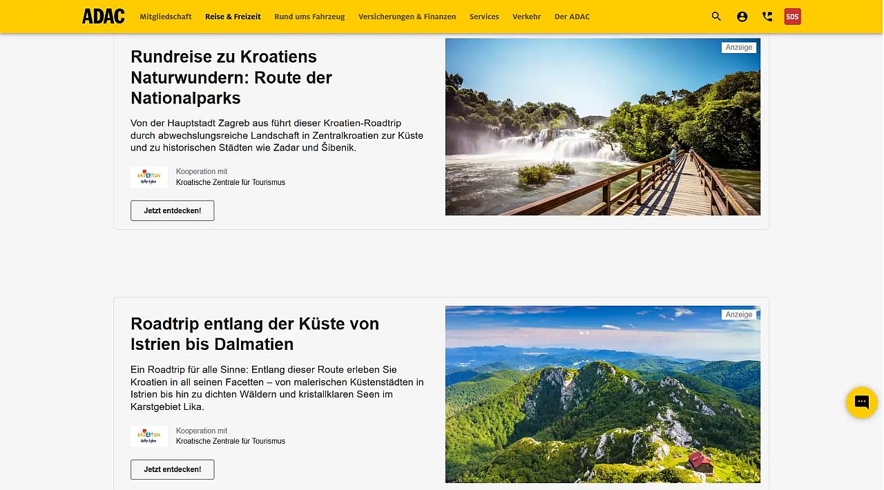 Adac hrvatska screenshot
