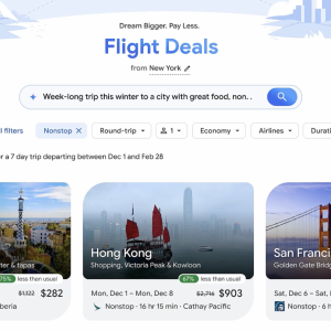 AI planira odmor: Google predstavio Flight Deals za fleksibilne putnike