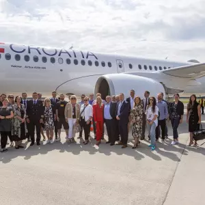 Croatia Airlines u Ljubljani predstavio novi zrakoplov Airbus A220
