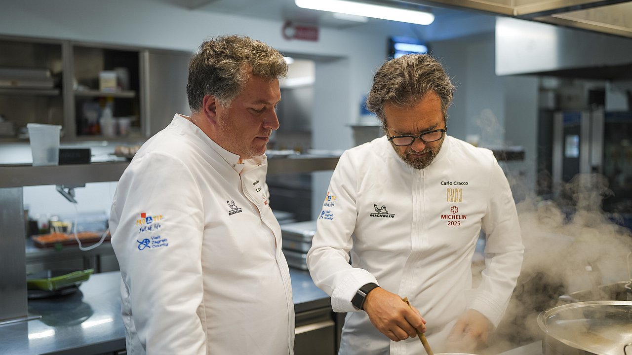 Chef korak i chef cracco michelin milano htz