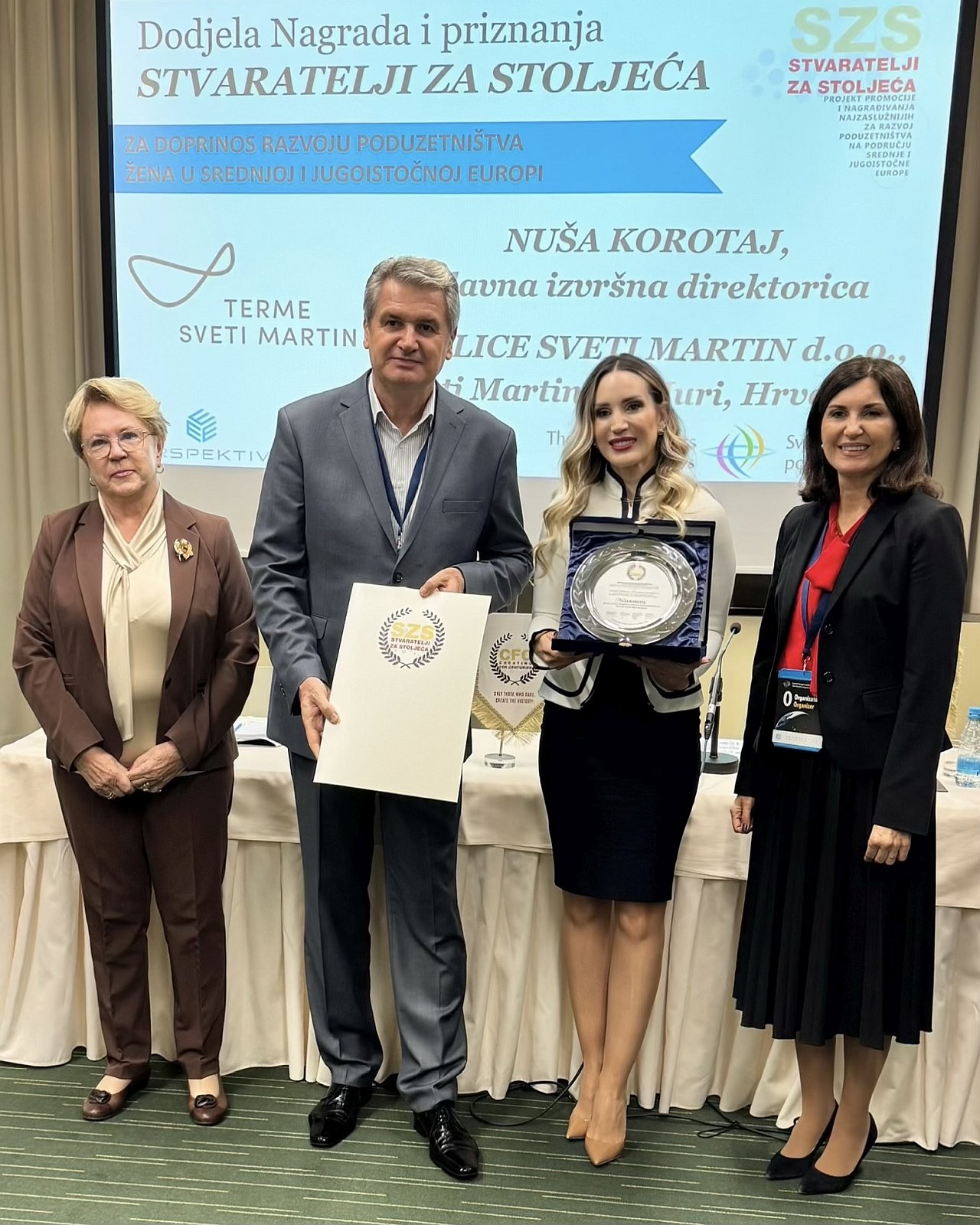 Nusa korotaj dobitnica priznanja terme sveti martin 1