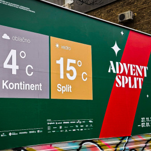 Genijalno pozicioniranje: Kako je Split jednim jumbo plakatom "nadmudrio" adventsku gužvu u Zagrebu