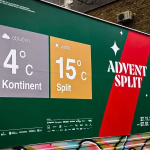 Genijalno pozicioniranje: Kako je Split jednim jumbo plakatom "nadmudrio" adventsku gužvu u Zagrebu