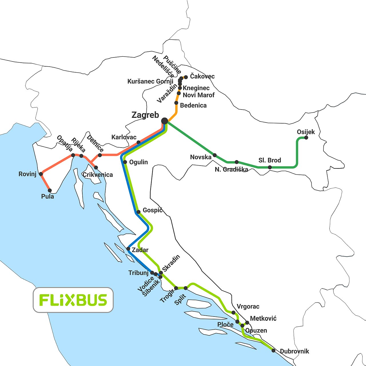 Croatia flixbus