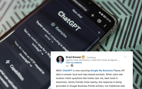 ChatGPT ne “traži” stranice nego entitete: za hotele ključ postaje Google Business Profile?